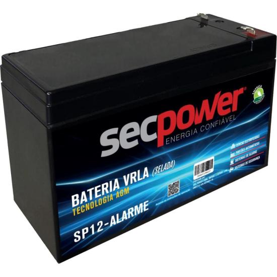 Bateria Selada 12V P12-Alarme SecPower [F002]