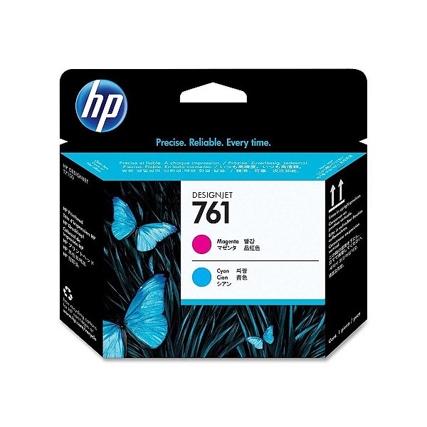 Cabeça de Impressão HP 761 Magenta/Ciano PLUK CH646A [F030]