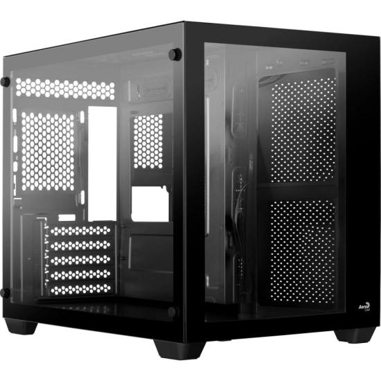 Gabinete Gamer Aerocool Dryft Preto Lateral Vidro [F002]