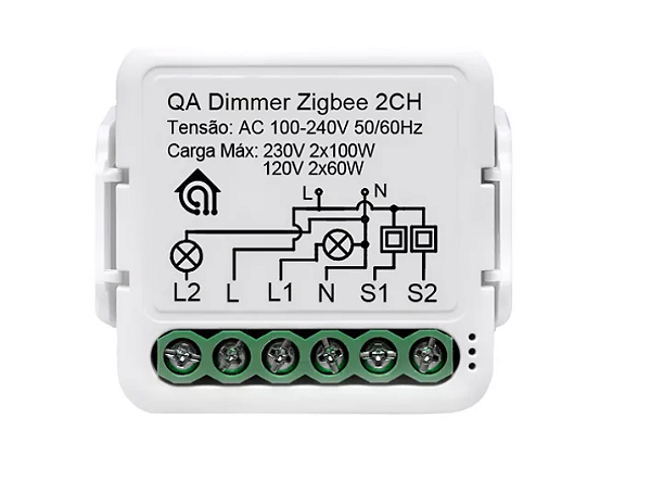 Módulo Zigbee 2CH Long Range Profissional