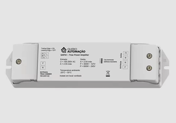 Amplificador de Potência Dimmer Triac