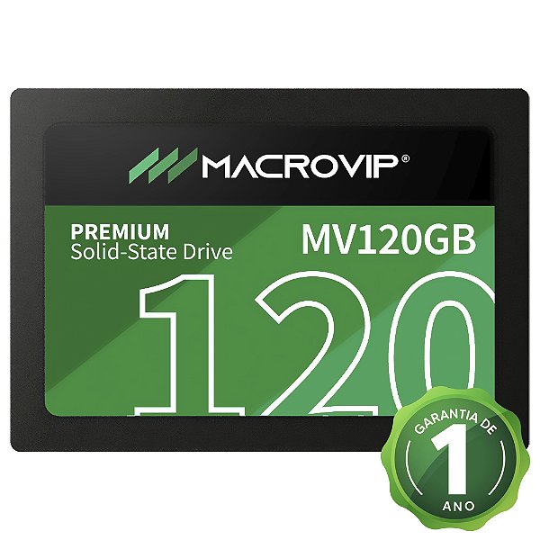 SSD Macrovip OEM, SATA 3, Leitura 520MB/s, Gravação 450MB/s