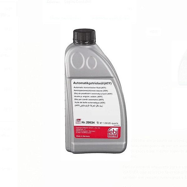 Óleo de Câmbio Automático Febi 29934