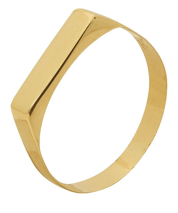 ANEL CHAPINHA AMOR DE MÃE OURO 18K.  OBS. NUMERAÇÃO DISPONÍVEL ATÉ 24.