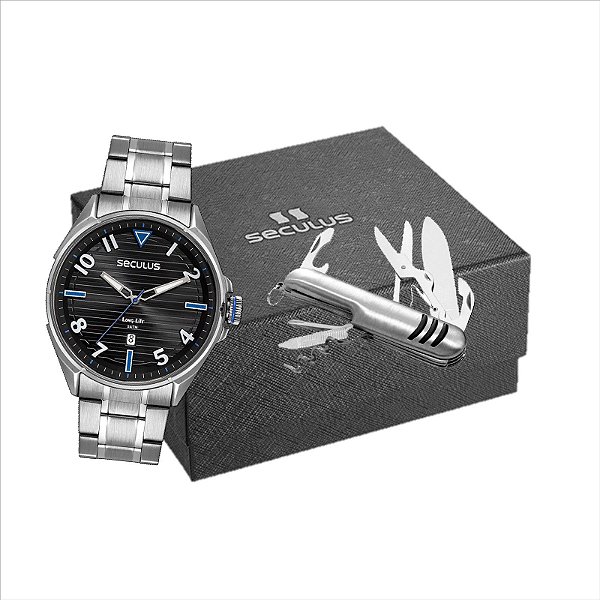 RELÓGIO MASCULINO SECULUS 77261G0SVNA1K1