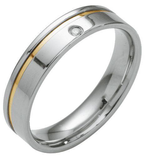 ALIANÇA CONVEX QUADRADA 6MM FIO DOURADO PEDRA DE ZIRCÔNEA (CADA) OBS NUMERAÇÃO DISPONIVEÍS ATÉ 28.