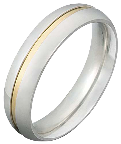 ALIANÇA CONVEX REDONDA 5MM FIO DOURADO (CADA) OBS. NUMERAÇÃO DISPONIVEÍS ATÉ 30.