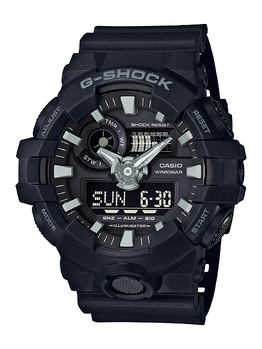 RELÓGIO CASIO G-SHOCK GA-700-1BDR.