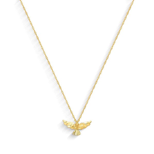 GARGANTILHA ESPÍRITO SANTO OURO 18K.