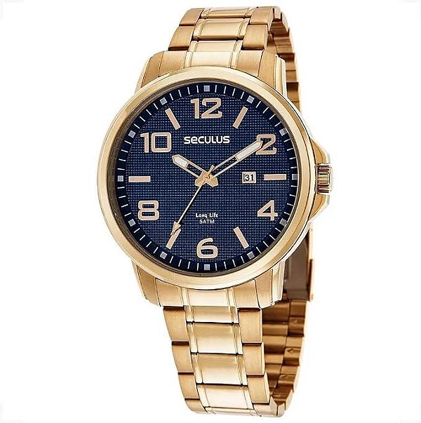 Relógio Seculus 44094GPSVDA3.