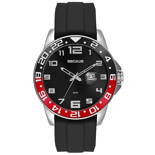 Relógio Seculus 44222G0SVNU1. Outilet.