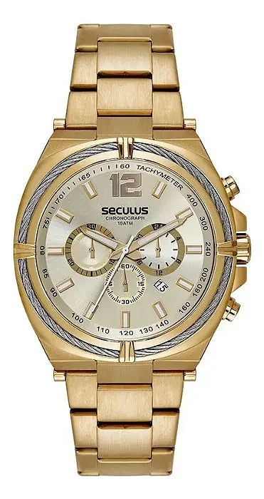 Relógio Seculus 44252GPSVDA2. Outilet.
