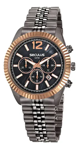 Relógio Seculus 20778LPSVSS3. Outilet.