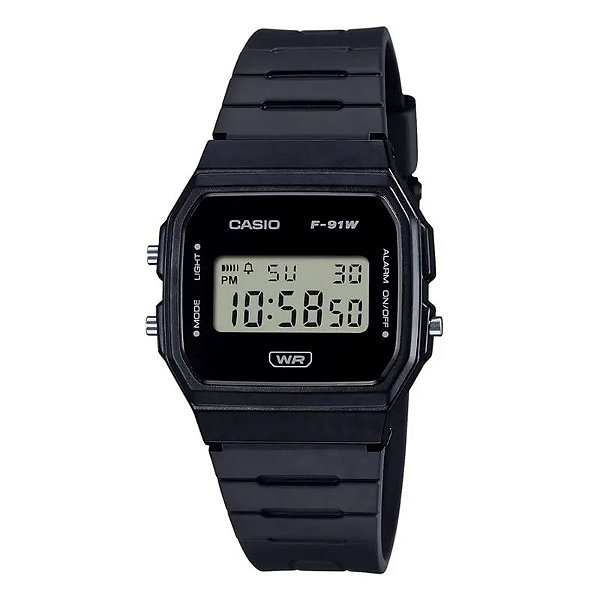 Relógio Casio Digital F-91WB-1ADF-SC.