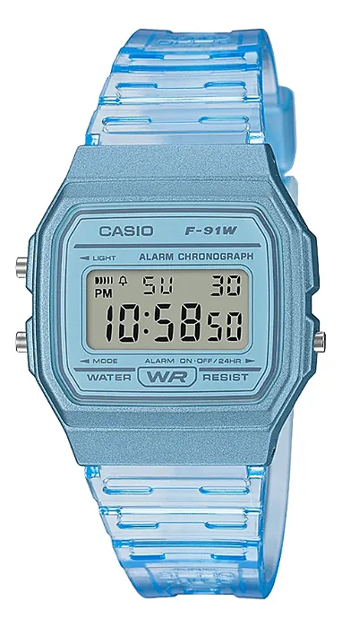Relógio Casio Digital F-91WS-2DF-SC.