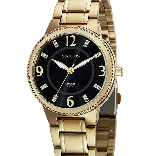 Relógio Seculus 44050LPSVDA2. Outilet.