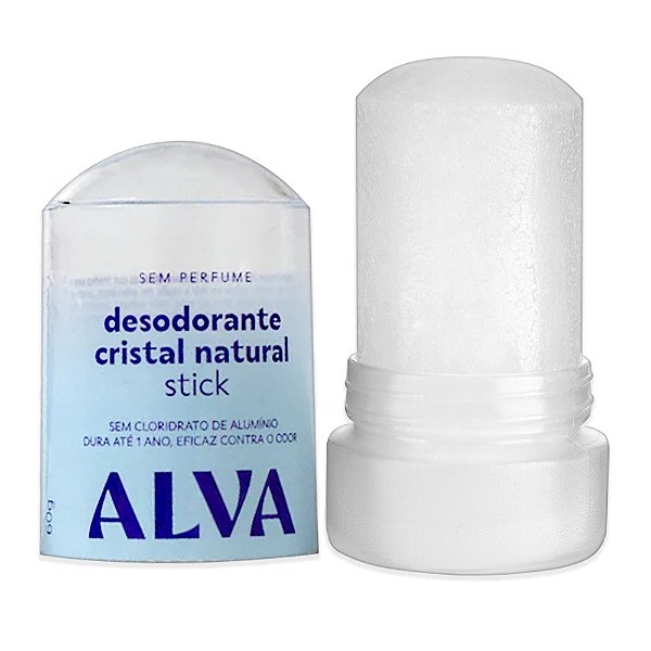 Desodorante Cristal Natural Stick 60g - Alva