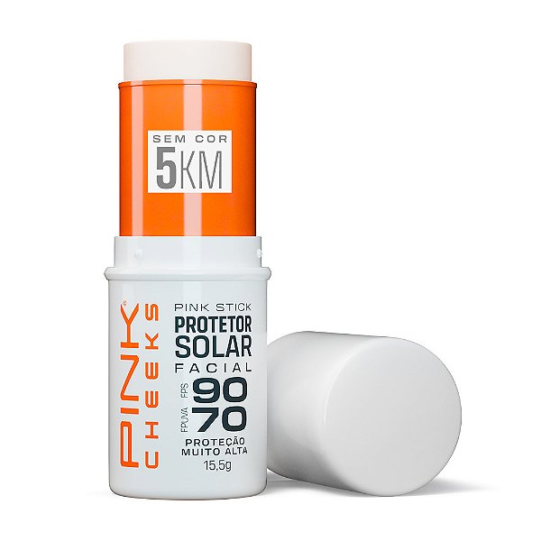 Protetor Solar Facial Incolor 5km FPS90 - Pink Stick (FRETE GRÁTIS)