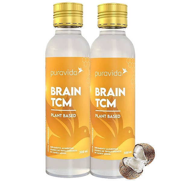 Brain TCM Puravida 300ml | Óleo de Coco Concentrado (Combo 2 Unidades) -  DhermAmbi - Produtos Naturais