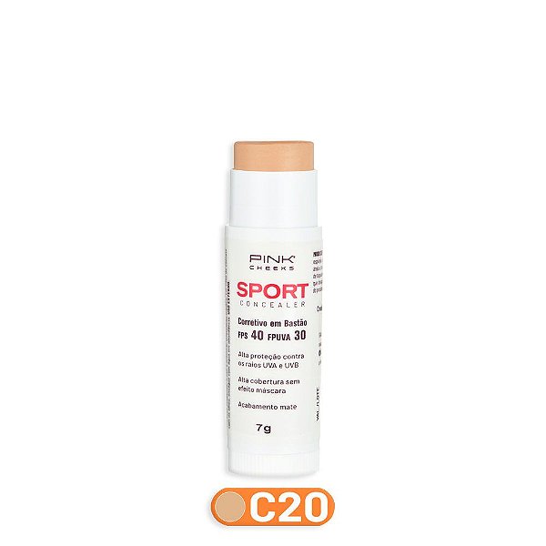 Corretivo em Bastão FPS40 Pink Cheeks - Sport Concealer C20