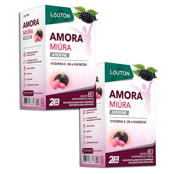 Amora Miúra Amorine 60 comprimidos mastigáveis Lauton - 2 Un
