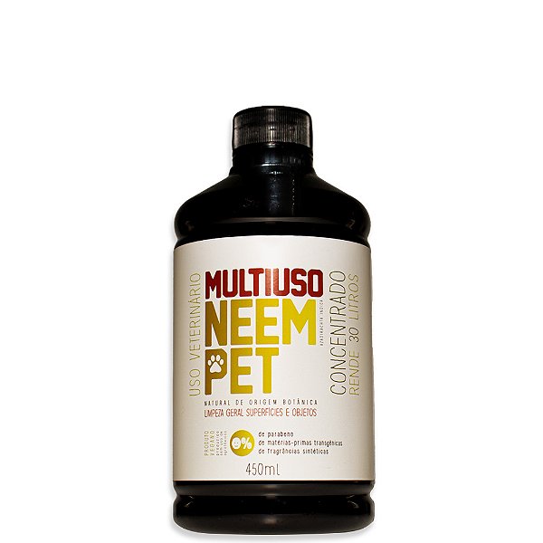 Multiuso Neem Pet Concentrado 450ml Limpeza Geral - Openeem