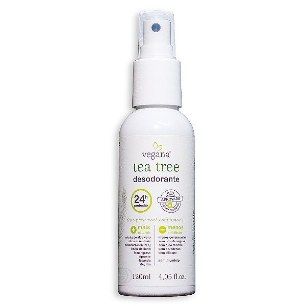 Vegana Desodorante Corporal Tea Tree 120ml - WNF