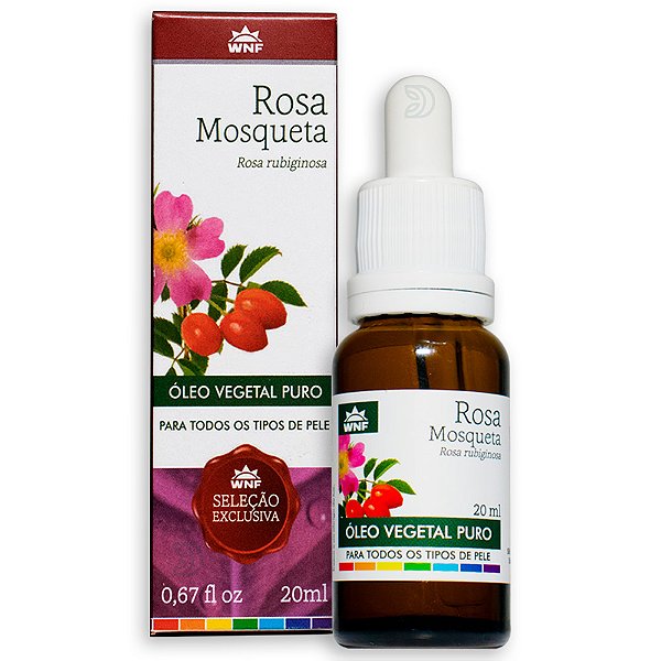 Óleo Vegetal de Rosa Mosqueta 20ml WNF - Renovação Natural