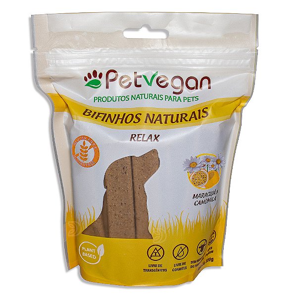 Bifinho PetVegan Relax 300g | 100% Vegano e Sem Glúten