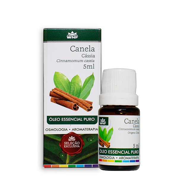 Óleo Essencial de Canela Cássia 5ml WNF - Aquecimento Natural