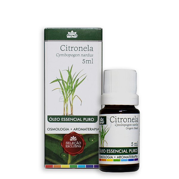 Óleo Essencial Citronela 5ml Wnf - Repelente Natural