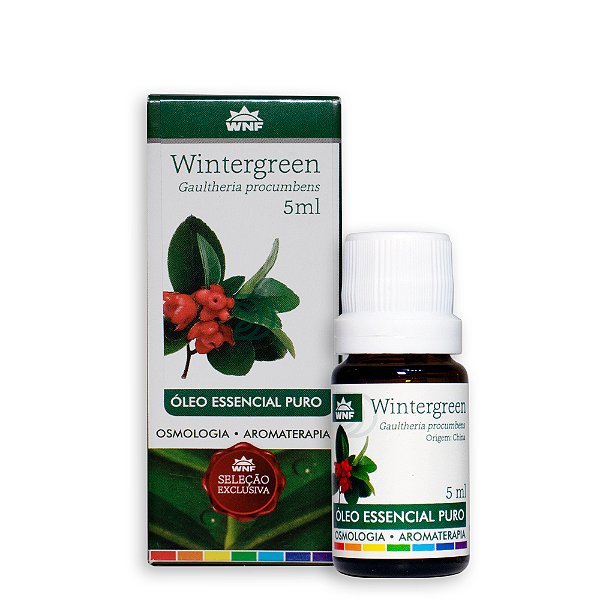 Óleo Essencial Wintergreen 5ml Wnf - Analgésico Natural