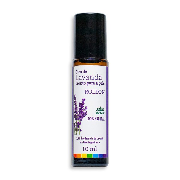Roll-On Óleo de Lavanda Pronto Para Uso 10ml - Wnf