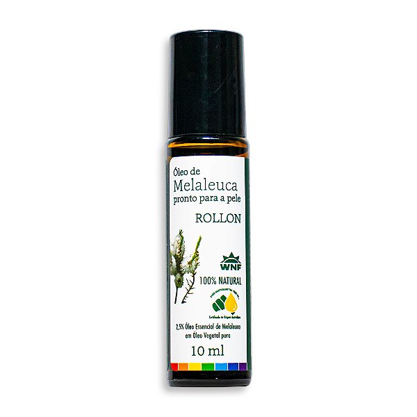 Roll-On Óleo de Melaleuca Pronto Para Uso 10ml - Wnf
