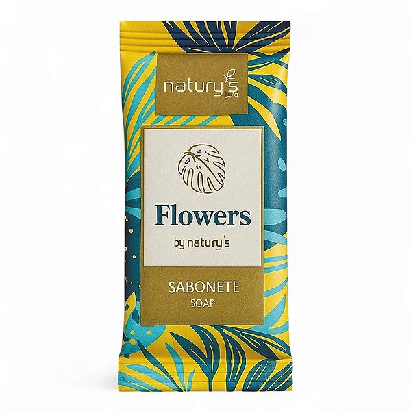 Sabonete 10g Flowers Natury’s Luxo – para Hotéis, Pousadas e Spas