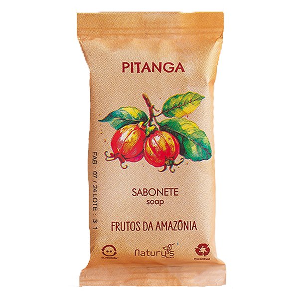 Kit 1000 Sabonetes 15g Pitanga Naturys Hotel, Pousada, Hospitais