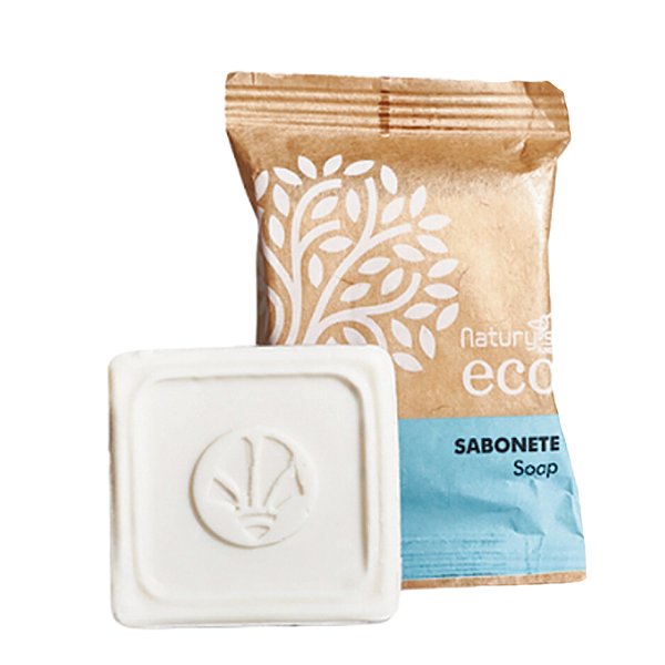 Kit 100 Sabonetes Ecológico 20g Sustentável Hotel, Resort, Pousada