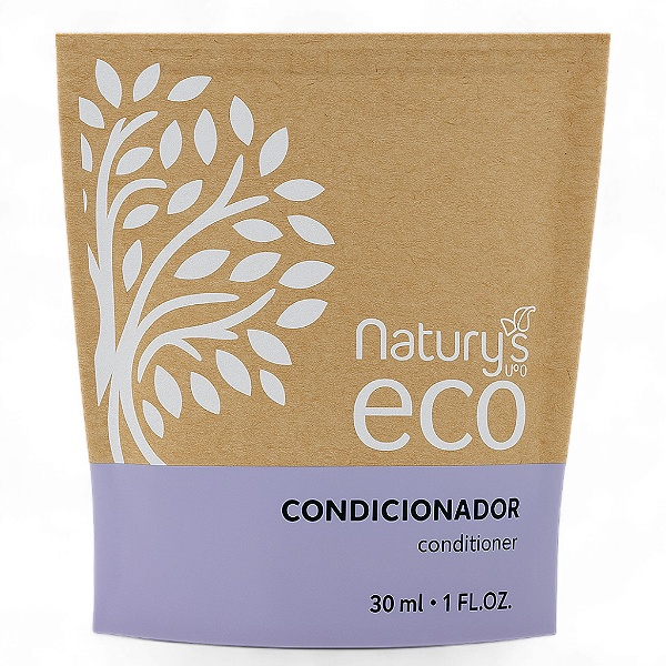 Kit 100 Condicionador Ecológica 30ml Sustentavel Hotel, Pousada, Resorts