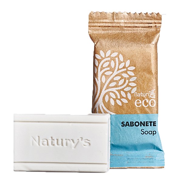 Sabonete 15g Ecológico Naturys Papel Kraft Sustentável