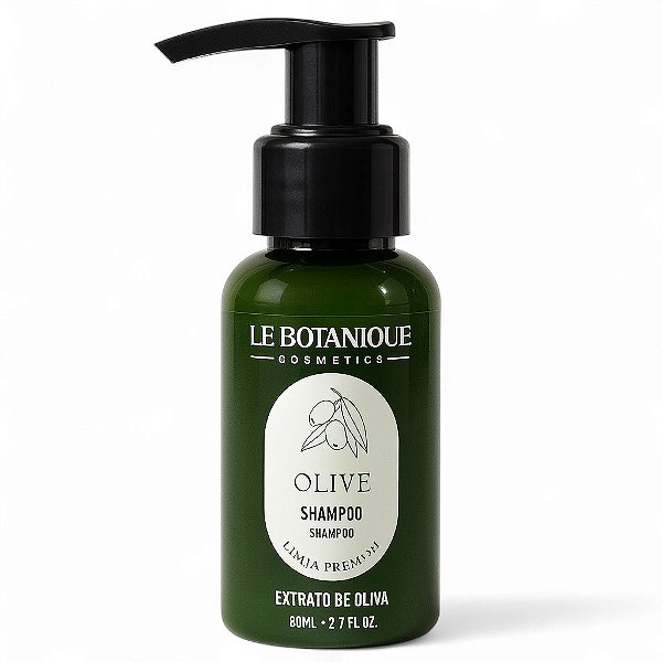 Shampoo Le Botanique Olive 80ml – Linha Premium