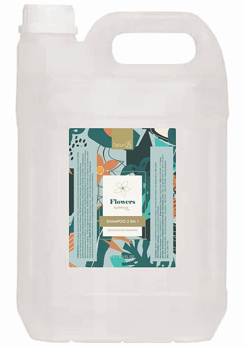 Shampoo 2 Em 1 Flowers Naturys Galão 5 litros