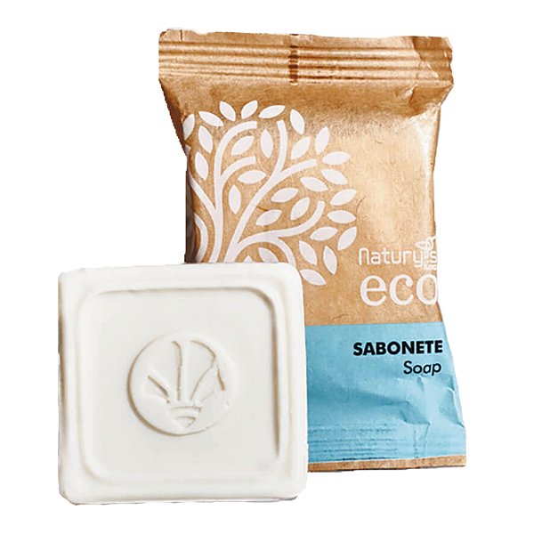 Kit 1000 Sabonetes Linha Ecológica 30g Sustentável Hotel, Pousada, Resort