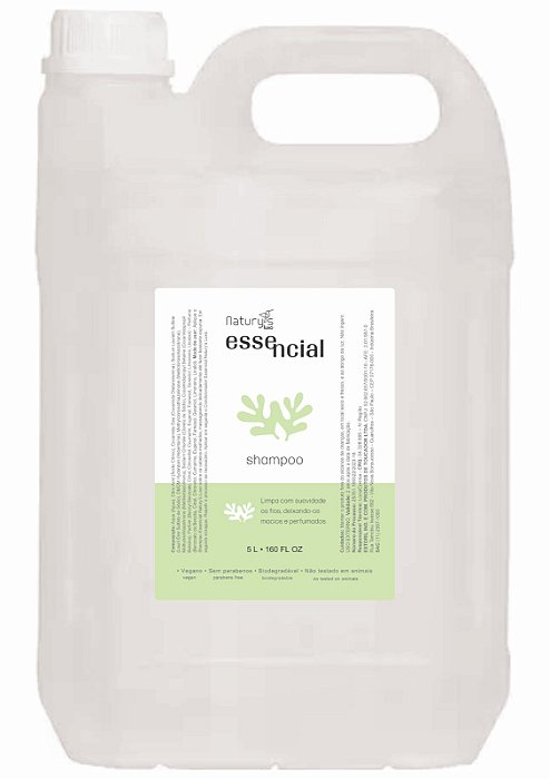 Shampoo Essencial Naturys Galão 5 litros