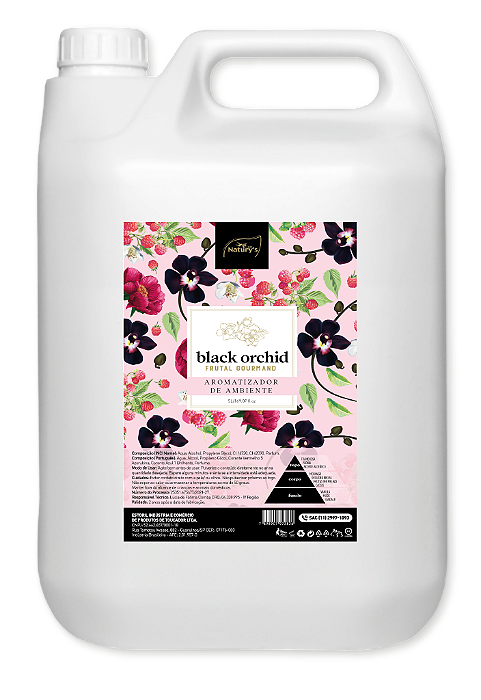 Aromatizador de Ambiente Black Orchid Frutal Gourmand Galão 5 litros