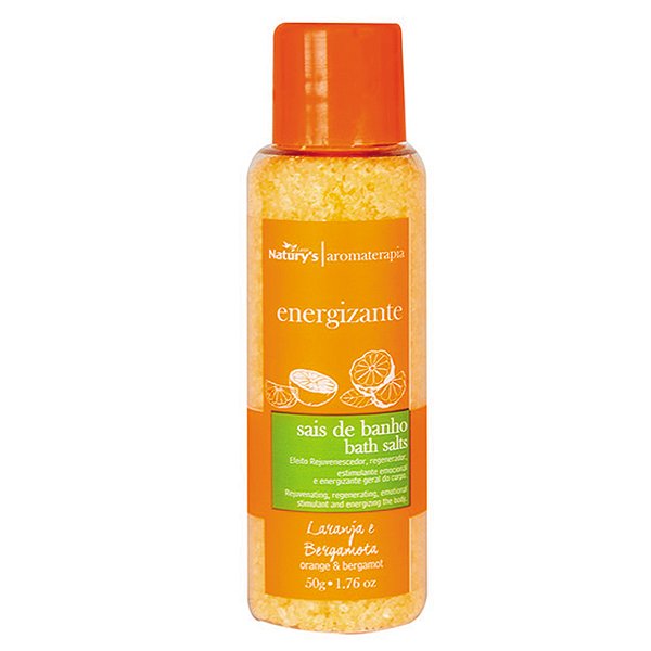 Sais de Banho Energizante Naturys Frasco 50g