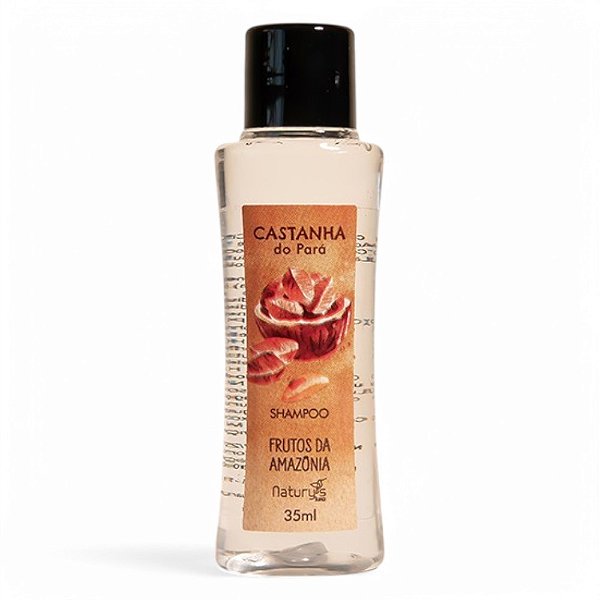 Kit 100 Shampoo Castanha Do Pará Frasco 35ml Naturys