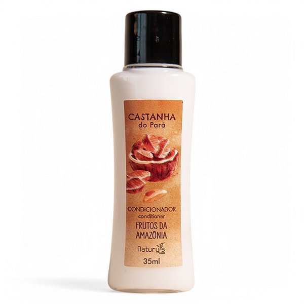 Kit 200 Condicionador Castanha Do Pará Frasco 35ml Naturys