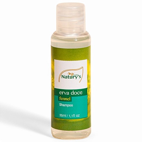 Kit 200 Shampoo Erva Doce Frasco 35ml Naturys