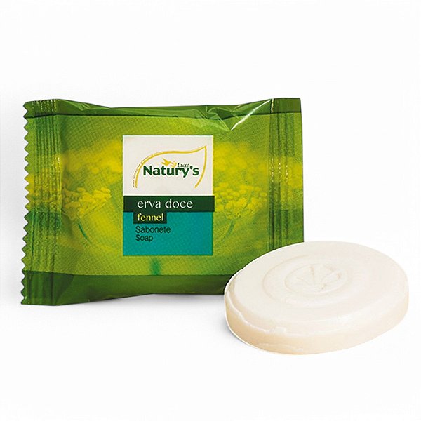 Kit 500 Sabonete 20g Erva Doce Redondo Naturys Unidade