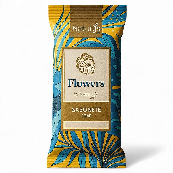 Kit 500 Sabonete 20g Flowers Natury’s Luxo – para Hotéis, Pousadas e Spas
